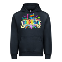 Navy I am enough Urban Hoodie - FaDigitalArtStudio