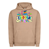Pigment Burro I am enough Urban Hoodie - FaDigitalArtStudio