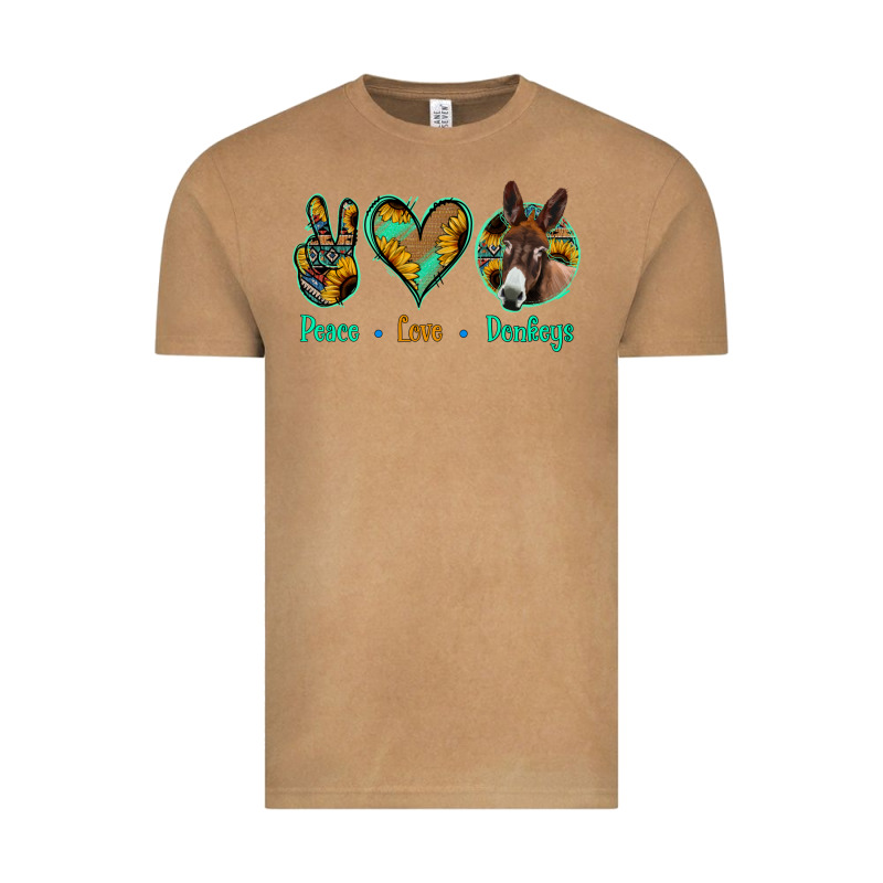 Peace Love Donkeys Vintage Tee by Jasminsmagicworld | Teevron