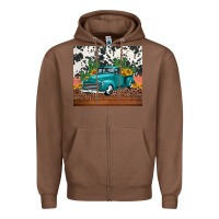 Chestnut western farm truck cactus and sunflowers Zipper Hoodie - Jasminsmagicworld