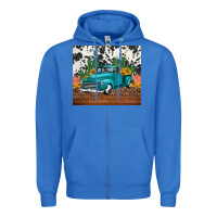 True Royal western farm truck cactus and sunflowers Zipper Hoodie - Jasminsmagicworld