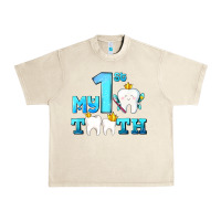 Sandshell my first tooth with teeth Urban Heavy Tee - AdoDesignShop