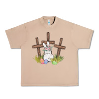 Burro floral watercolor easter bunny cross Urban Heavy Tee - MaliasSmallBusiness