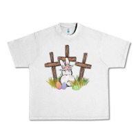 Lunar Rock floral watercolor easter bunny cross Urban Heavy Tee - MaliasSmallBusiness