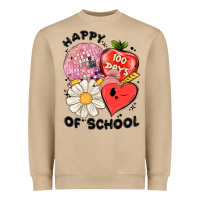 Mushroom happy 100 days of school Heavyweight Sweatshirt - MaliasSmallBusiness