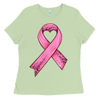 Matcha pink ribbon Ladies Tee - HRA Design Shop
