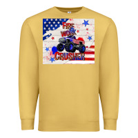 Antique Gold firework crusher 4th of july Premium Sweatshirt - TumblerDesignByShophia