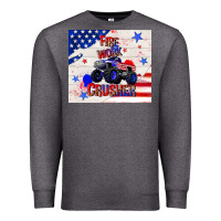 Charcoal Heather firework crusher 4th of july Premium Sweatshirt - TumblerDesignByShophia