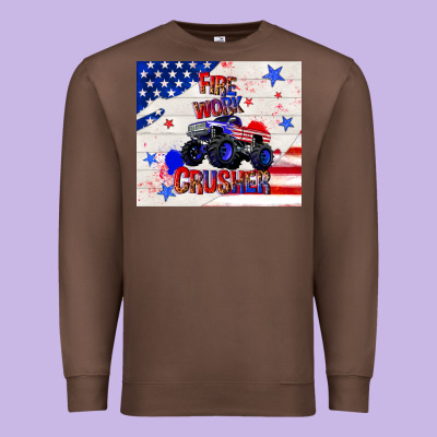 Firework Crusher 4th Of July Premium Sweatshirt Designed By Tumblerdesignbyshophia
