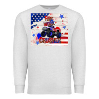 Oatmeal Heather firework crusher 4th of july Premium Sweatshirt - TumblerDesignByShophia