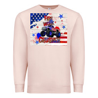 Pale Pink firework crusher 4th of july Premium Sweatshirt - TumblerDesignByShophia