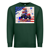 Sports Green firework crusher 4th of july Premium Sweatshirt - TumblerDesignByShophia
