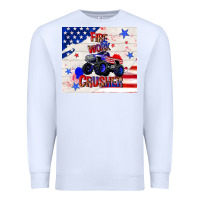 White firework crusher 4th of july Premium Sweatshirt - TumblerDesignByShophia