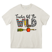 Cream teacher of the wild Heavy Core Tee - CowhideDigitalArt