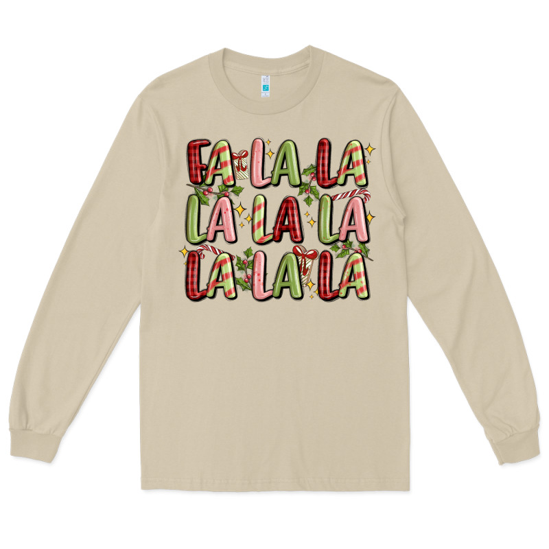Fa La La La La La La La La Long Sleeve Tee by MaliasSmallBusiness | Teevron