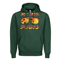 Sports Green hot mom summer Zipper Hoodie - BarkalooDesign