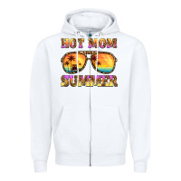 White hot mom summer Zipper Hoodie - BarkalooDesign