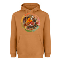 Meerkat Boots flannels bonfires leggins football Heavyweight Hoodie - NancyCooperArtShop