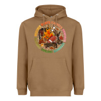 Toasted Coconut Boots flannels bonfires leggins football Heavyweight Hoodie - NancyCooperArtShop
