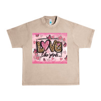 French Oak love like jesus Urban Heavy Tee - MaliasSmallBusiness