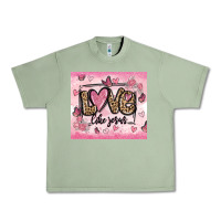 Oil Green love like jesus Urban Heavy Tee - MaliasSmallBusiness