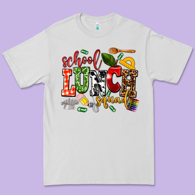 School Lunch Squad Premium Tee Designed By Adodesignshop