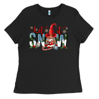 Black let it snow Ladies Tee - FaDigitalArtStudio