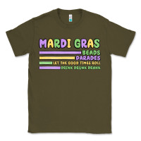 Army Green mardi gras beads Classic Tee - MaliasSmallBusiness