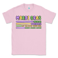 Bubblegum Pink mardi gras beads Classic Tee - MaliasSmallBusiness