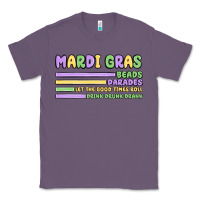 Lavender mardi gras beads Classic Tee - MaliasSmallBusiness