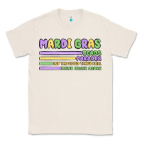 Natural mardi gras beads Classic Tee - MaliasSmallBusiness