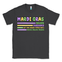 Smoke mardi gras beads Classic Tee - MaliasSmallBusiness