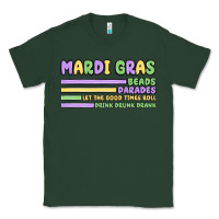 Sports Green mardi gras beads Classic Tee - MaliasSmallBusiness