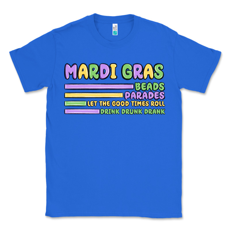 Mardi Gras Beads Classic Tee by MaliasSmallBusiness | Teevron