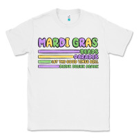 White mardi gras beads Classic Tee - MaliasSmallBusiness
