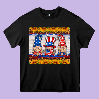Usa Gnome Heavy Core Tee Designed By Hra Design Shop