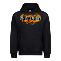 Black Equality hurts no one Urban Hoodie - FaDigitalArtStudio