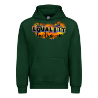 Foreset Green Equality hurts no one Urban Hoodie - FaDigitalArtStudio