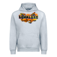 Heather Grey Equality hurts no one Urban Hoodie - FaDigitalArtStudio