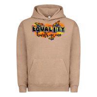 Pigment Burro Equality hurts no one Urban Hoodie - FaDigitalArtStudio