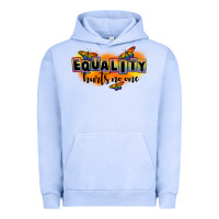 Pigment Grape Ice Equality hurts no one Urban Hoodie - FaDigitalArtStudio