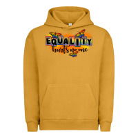 Pigment Peanut Butter Equality hurts no one Urban Hoodie - FaDigitalArtStudio
