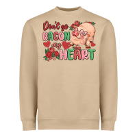 Mushroom don't go bacon my heart Heavyweight Sweatshirt - MaliasSmallBusiness