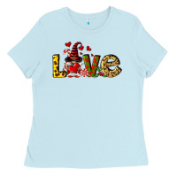 Baby Blue love gnomes Ladies Tee - FaDigitalArtStudio