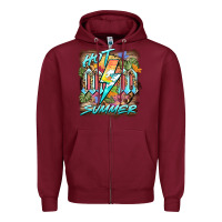 Burgundy hot mom summer Zipper Hoodie - BarkalooDesign