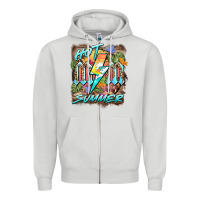 Dove Grey hot mom summer Zipper Hoodie - BarkalooDesign