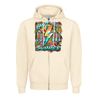 Sandshell hot mom summer Zipper Hoodie - BarkalooDesign