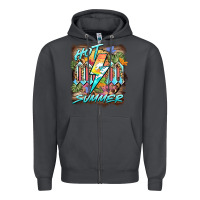 Smoke hot mom summer Zipper Hoodie - BarkalooDesign