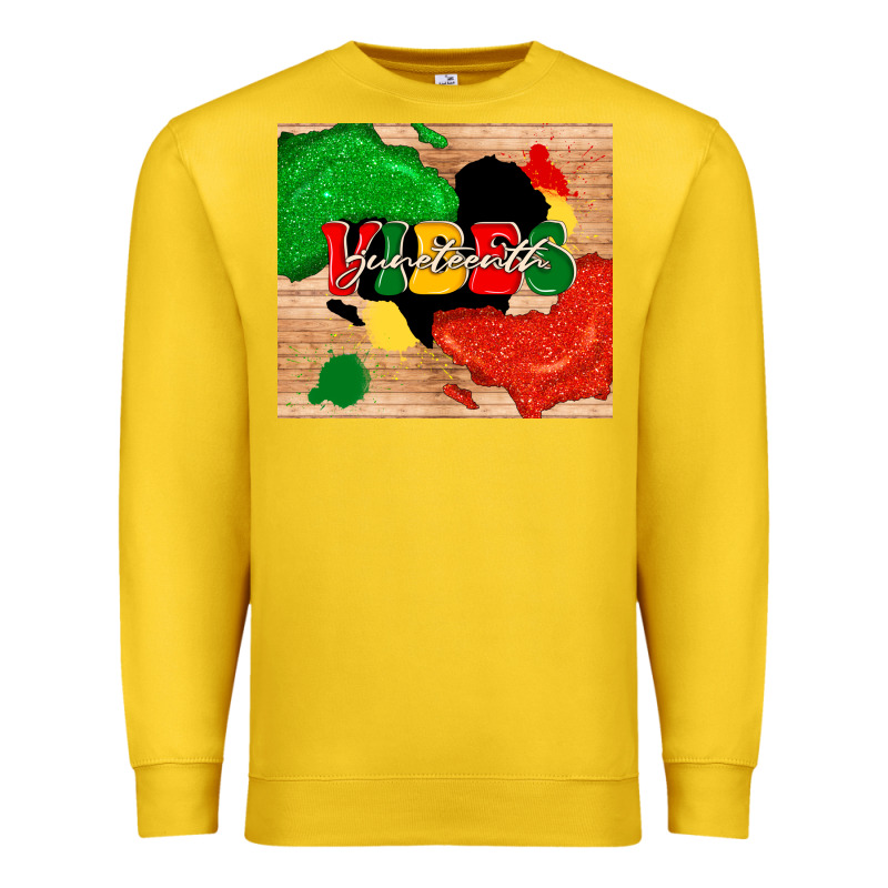 Juneteenth Vibes Premium Sweatshirt by TumblerDesignByShophia | Teevron