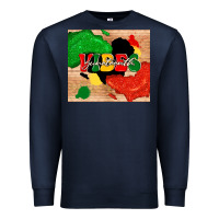 Navy juneteenth vibes Premium Sweatshirt - TumblerDesignByShophia
